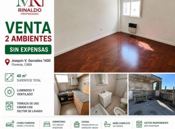PH de 2 ambientes, Floresta · Venta | 2 Ambientes Sin Expensas Floresta