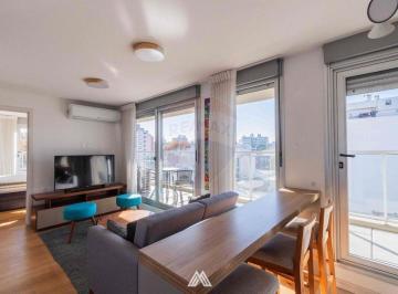 Departamento · 39m² · 2 Ambientes · 1 Cochera · Alquiler Apto C/muebles Gran Terraza Gje Pocitos