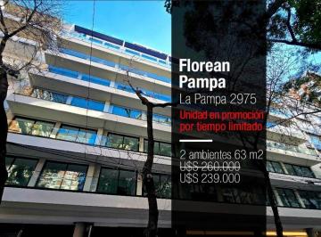 Departamento · 55m² · 2 Ambientes · Venta • Belgrano R • Florean Pampa • 2 Ambientes