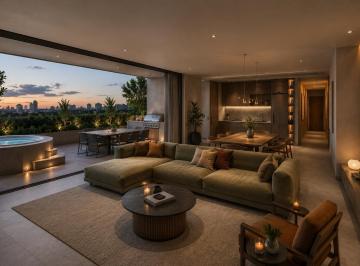 Departamento · 25m² · 1 Ambiente · Departamento con Terraza y Parrila Privada - Edificio Para Renta Corporativa - Pool de Rentas