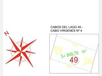 Terreno · 848m² · Lote de 848 m² a La Laguna en Venta en Cabos del Lago