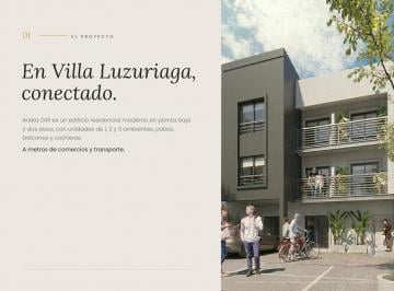Departamento · 40m² · 2 Ambientes · Venta en Pozo Villa Luzuriaga