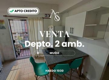Departamento · 27m² · 2 Ambientes · Departamento - Muñiz