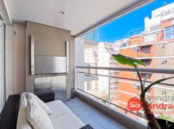 Departamento de 3 ambientes, Palermo · Excelente Tres Amb. Dos Dorm., Principal en Suite, Balcon C/parrilla, Cochera Fija, Pileta