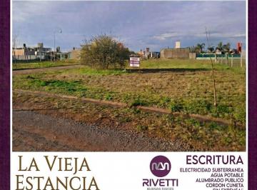 Foto · Venta Terreno Estacion Juarez Celman La Vieja Estancia
