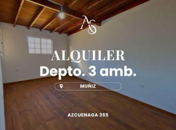 Departamento · 70m² · 3 Ambientes · Departamento - Muñiz