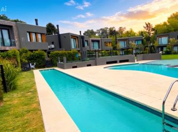 Departamento · 71m² · 3 Ambientes · 1 Cochera · Venta Casa Dúplex 3 Amb con Jardín, Parrilla, Pileta y Cochera — Cipreses Tortugas Pilar Km 38,5