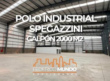 Bodega-Galpón · 2000m² · Galpon en Alquiler Polo Industrial Spegazzini