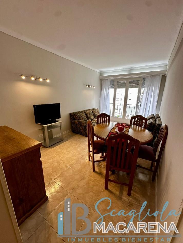 Venta departamento 2 ambientes al frente con balcón y dependencia
