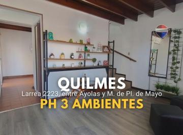 PH · 67m² · 3 Ambientes · 1 Cochera · Dúplex 3 Amb con Patio y Cochera Quilmes