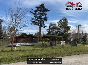 Casa de 2 ambientes, General Belgrano · Cabaña de Palo Redondo con Pileta. - Calle Las Tropas Esquina 60, Barrio Parque – General B