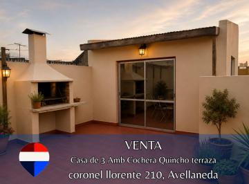 Casa · 93m² · 3 Ambientes · 1 Cochera · Casa de 3 Amb Cochera Quincho Terraza Avellaneda