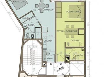 Departamento · 28m² · 1 Ambiente · Venta Monoamb V Crespo Cfte Pozo Ideal Inversión