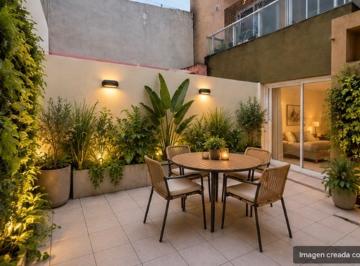 Departamento · 31m² · 1 Ambiente · Monoambiente con Patio Propio en Almagro