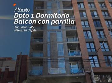 Departamento · 60m² · 2 Ambientes · 1 Cochera · Departamento 1 Dormitorio con Balcon con Parrilla y Cochera - Tucuman 545 - Neuquén Capital