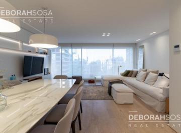 Departamento · 120m² · 4 Ambientes · 1 Cochera · Alquiler Departamento 4 Ambientes Amoblado C/cochera y Baulera en Las Cañitas