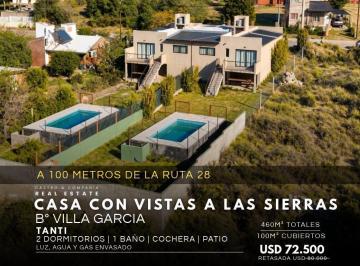 Casa · 100m² · 4 Ambientes · 1 Cochera · Venta Casa de 2 Dorm. con Piscina y Vista a Las Sierras en Villa García Tanti