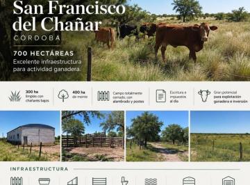 Campo · 700ha · Campo en Venta en San Francisco del Chañar