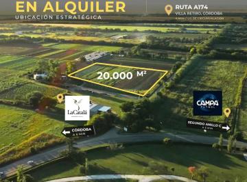 Terreno , Colonia Tirolesa · Predio de 20.000 m² en Alquiler – Ruta A174 – Km 8