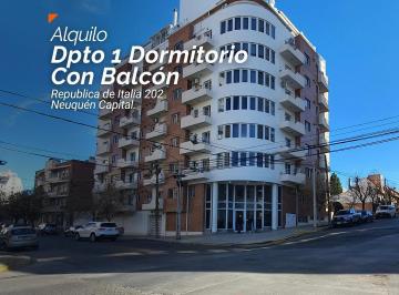 Departamento · 50m² · 2 Ambientes · Departamento 1 Dormitorio con Balcon - Republica de Italia 202 - Zona Centro Este - Neuquén Capital