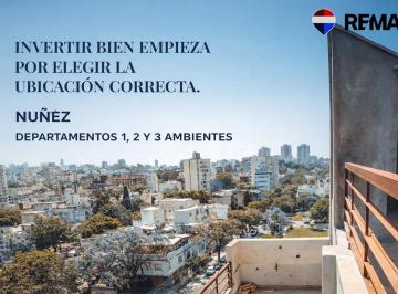 Departamento · 38m² · 2 Ambientes · Venta Departamento 2 Ambientes Nuñez Terraza
