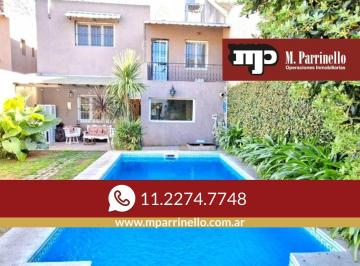 Casa · 168m² · 4 Ambientes · 1 Cochera · Hermosa Casa de 4 Ambientes en Florida, con Quincho y Pileta - en Venta