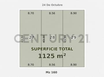 Terreno · 350m² · Venta 3 Lotes Para Emprendimiento Ituzaingo