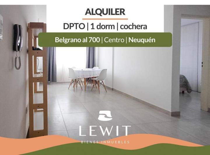 Departamento · 42m² · 2 Ambientes · 1 Cochera