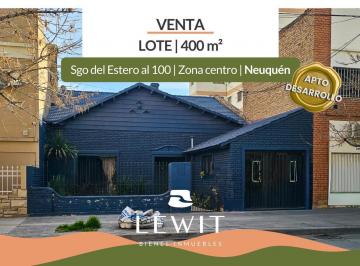 Terreno · 400m² · Terreno Apto Desarrollo | Lote 400 m² | Factibilidad 3920 m² | Zona Centro Neuquén