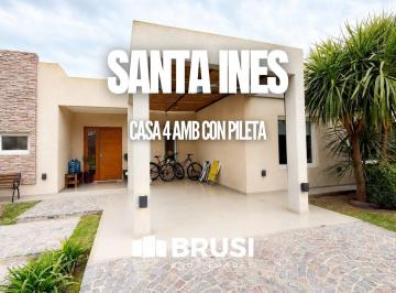 Casa · 200m² · 5 Ambientes · 2 Cocheras · Casa en Venta en Una Planta en Santa Inés - Quincho - Pileta - Oportunida en Canning