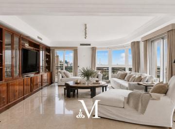 Departamento · 298m² · 4 Ambientes · 2 Cocheras · Chateau Libertador Departamento en Venta Esquinero Piso Alto Vista Al Rio y Panorámico a Ciudad