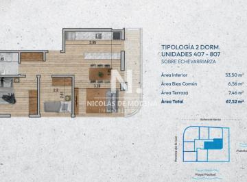 Foto1 · Apto en Venta de 2 Dorm. con Excelente Ubicacion en Pocitos Nuevo, Montevideo