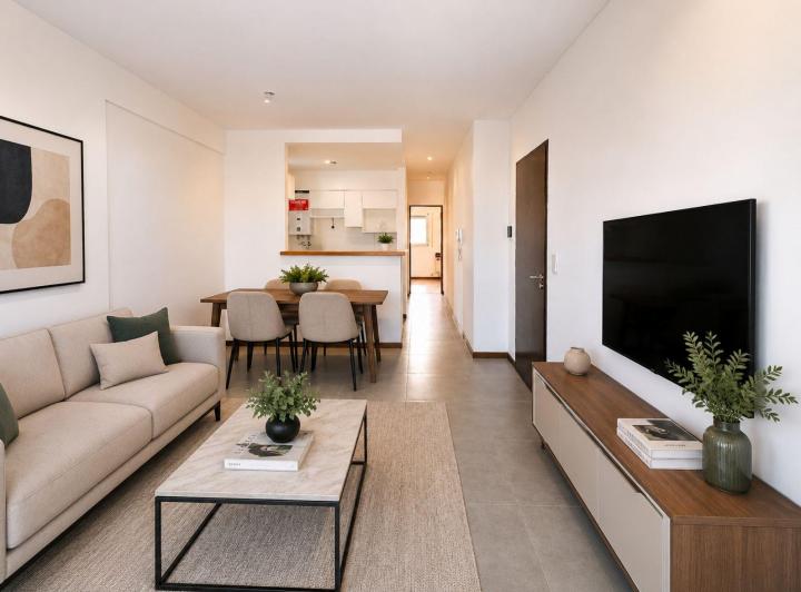 Departamento · 43m² · 2 Ambientes · 1 Cochera