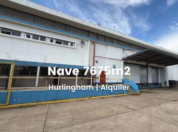 Bodega-Galpón · 7675m² · Nave Industrial Deposito 7.675 m² en Hurlingham en Centro Logistico