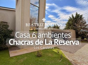 Casa · 312m² · 6 Ambientes · 4 Cocheras · Casa 6 Ambientes en Alquiler, Chacras de La Reserva, Los Cardales