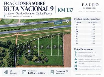 Campo · 80m² · Oportunidad Sobre Ruta 9 Km 137 – 8 Parcelas con Frente a La Autopista Desde Usd 29.000
