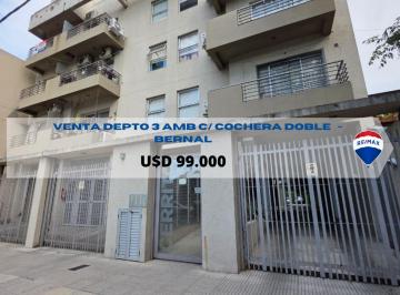 Departamento · 60m² · 3 Ambientes · 1 Cochera · Venta Depto Bernal