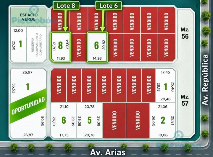 Terreno · 315m²