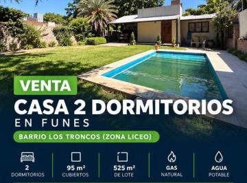 Casa de 3 ambientes, Funes · Casa Venta 2 Dorm. Funes Zona Liceo Apta Credito
