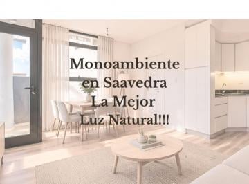 Departamento · 36m² · 1 Ambiente · Monoambiente 36 m² a Estrenar Saavedra Caba