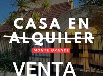 Casa en Venta de 6 ambientes Monte Grande · Oportunidad Excelente Ubicacion /chalet Enorme