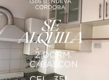 Departamento de 3 ambientes, Córdoba · Alquilo Dpto 2 Dorm C/balcón. Nueva Córdoba.