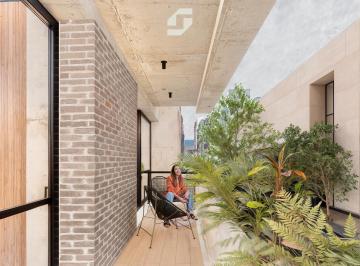 Departamento · 60m² · 2 Ambientes · 1 Cochera · Venta - Departamento 2 Ambientes con Cochera y Terraza - Construcción - Aldrey