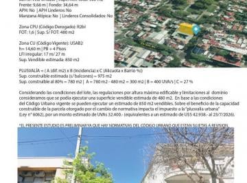 Terreno · 300m² · Terreno en Villa Ortuzar