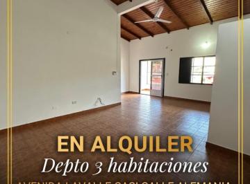 Departamento · 60m² · 4 Ambientes · Departamento de 3 Dorm. en Alquiler