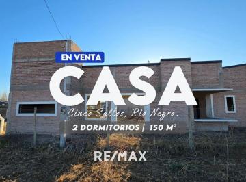 Casa · 150m² · 3 Ambientes · Venta Casa en Construcción, Cinco Saltos