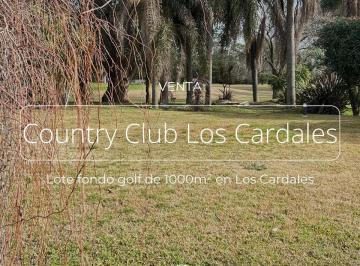 Terreno · 1000m² · Lote Fonda Golf en Country Club Los Cardales