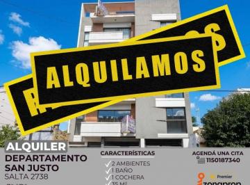 RUS-RUS-11200_2 · Alquiler Departamento 2 Ambientes con Cochera San Justo