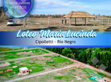 Terreno · 360m² · Venta Lote 360 m², Loteo María Lucinda - Cipolletti