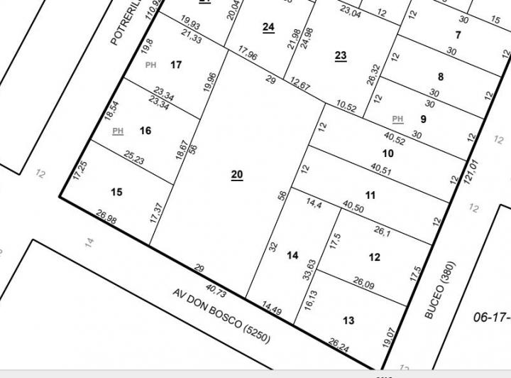 Terreno · 1600m²